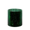 SZKLANY ŚWIECZNIK DEKORACYJNY VERRE3 (3) FI 10 X 10 CM ZIELONY