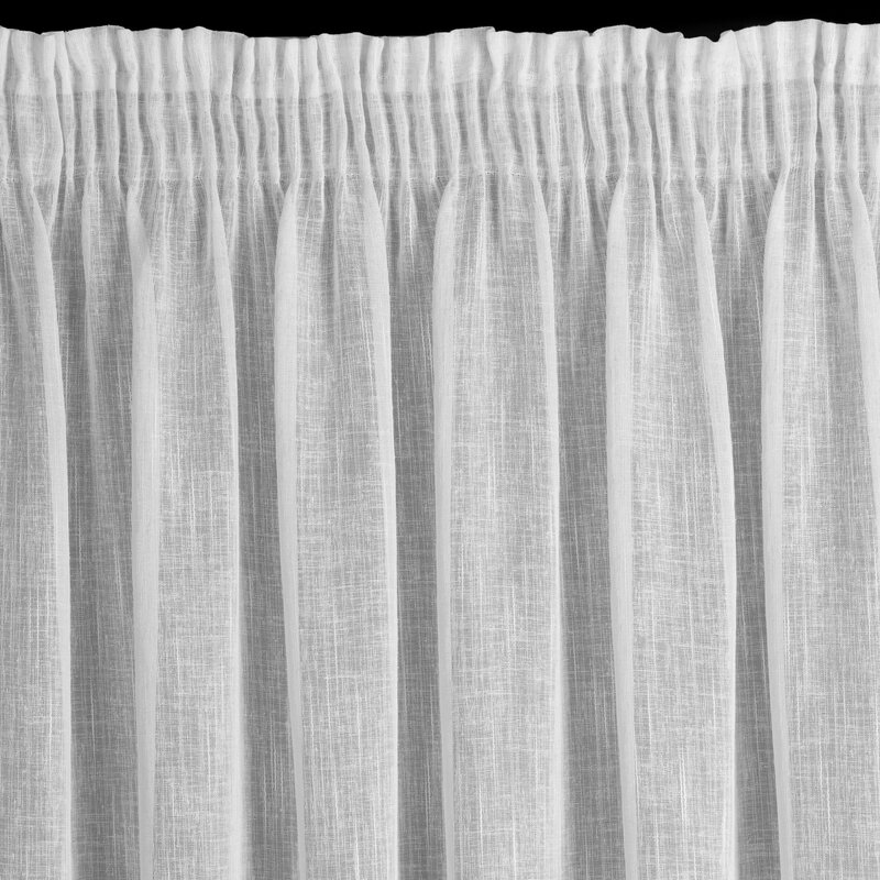 Firana gotowa Carla biały 300 x 145 cm – rozprasza światło