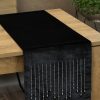 OBRUS ROYAL 3 35 X 180 CM CZARNY
