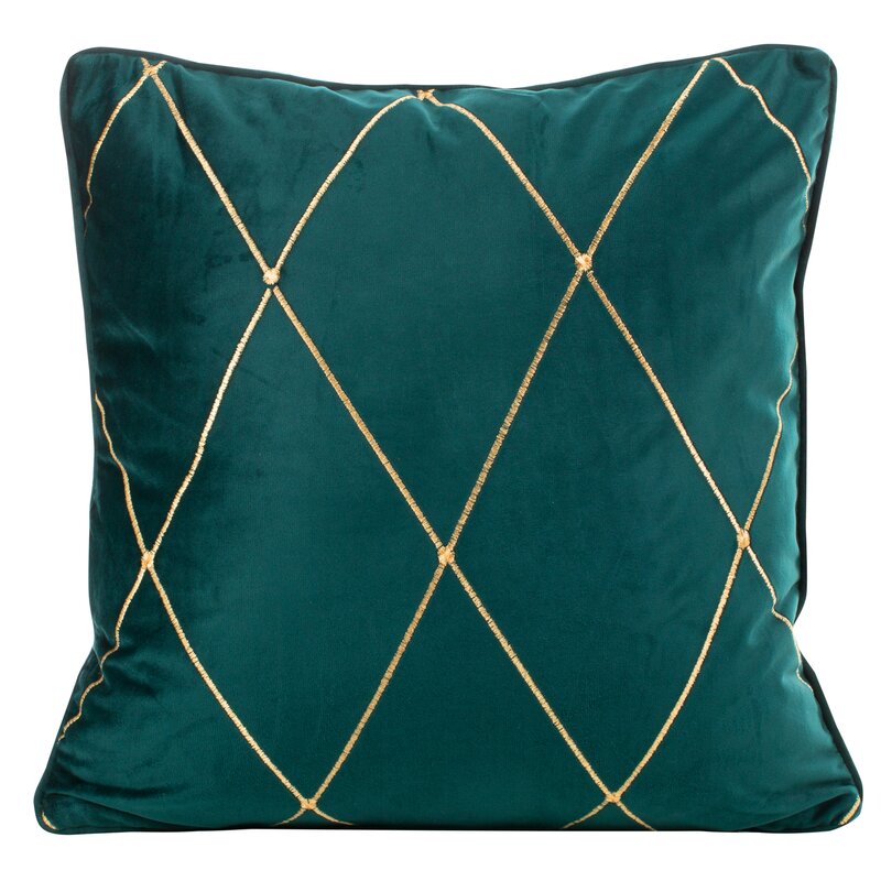 POSZEWKA DEKORACYJNA PIERRE CARDIN MARGO 45 X 45 CM TURKUSOWY