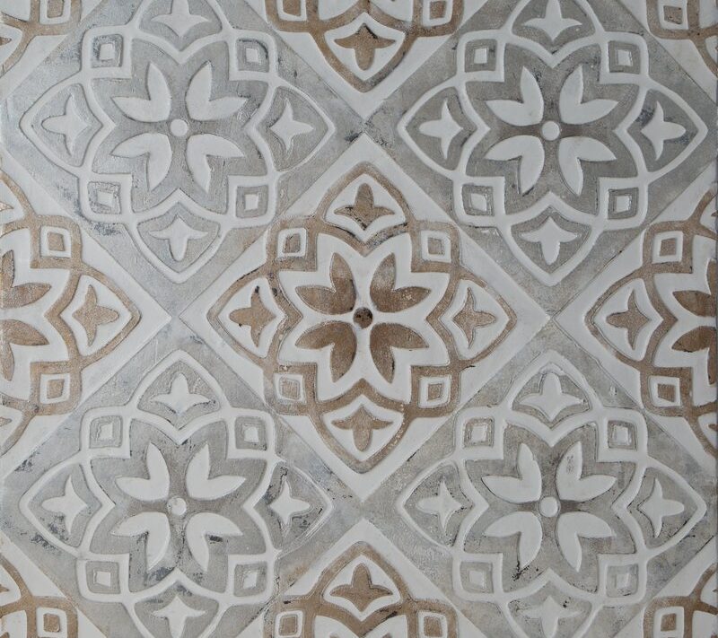 Obraz ręcznie malowany abstrakcyjny geometryczny niebieski 80 X 80 CM – wprowadza harmonię