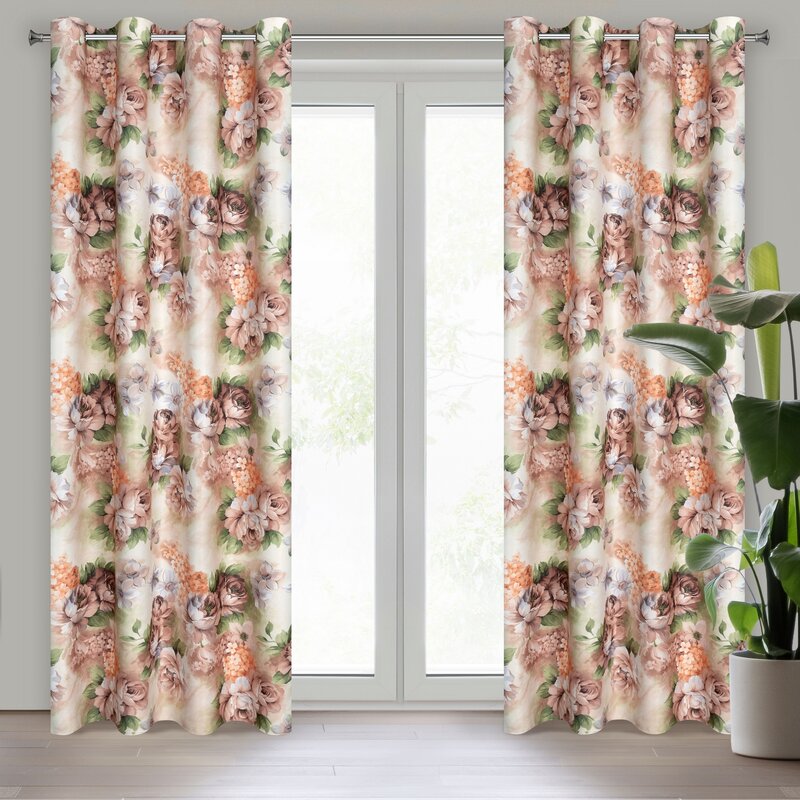 Zasłona gotowa Altea beżowa 140 x 250 cm – tworzy półmrok