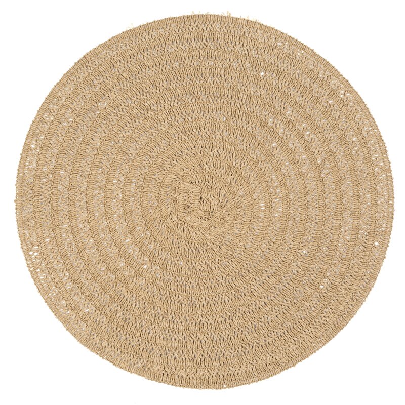 PODKŁADKA BOHO 9 FI 38 CM BEŻOWY