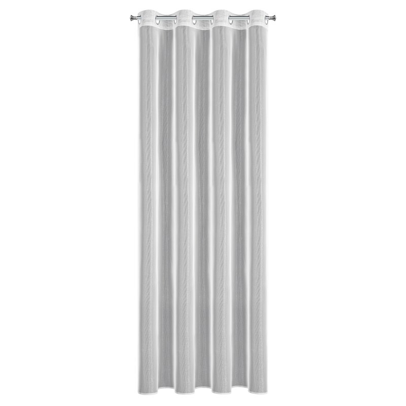 Firana gotowa ESEL biała 135 x 250 cm – rozświetla wnętrze