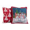 Poszewka świąteczna xmas czerwona 45 x 45 cm – wprowadzi nastrój