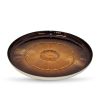 Patera szklana Bena jasnoróżowa fi 28 x 4 cm – idealna na owoce