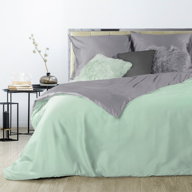 Komplet pościeli Nova3 jasnoszary 180 X 200 cm – miękka i lekka