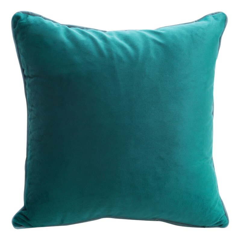 Poszewka velvet ciemnoturkusowa 40 x 40 cm – odświeża wnętrze