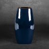 WAZON DEKORACYJNY AMORA1 (5) 13 X 9 X 25 CM GRANATOWY