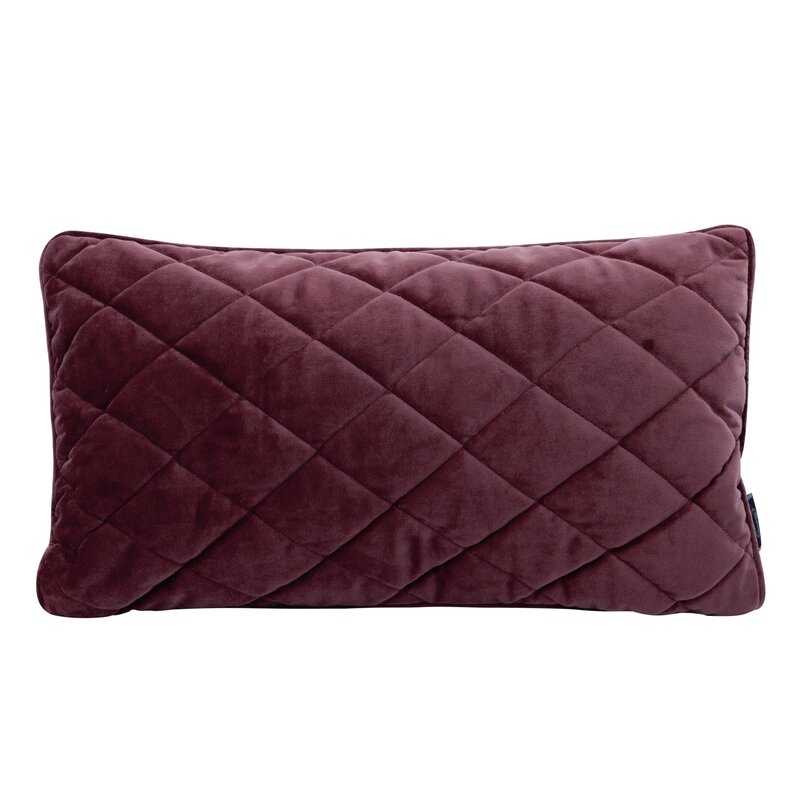 Poszewka Velvet 29 bordowa 30 X 50 CM – miękka i pikowana