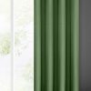 Zasłona gotowa Adore ciemnozielona 140 X 250 CM – miękka faktura