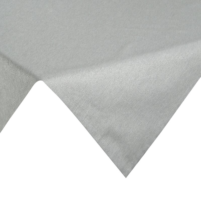 Obrus błyszczący Flash 4 srebrny 85 x 85 cm – na świąteczny stół