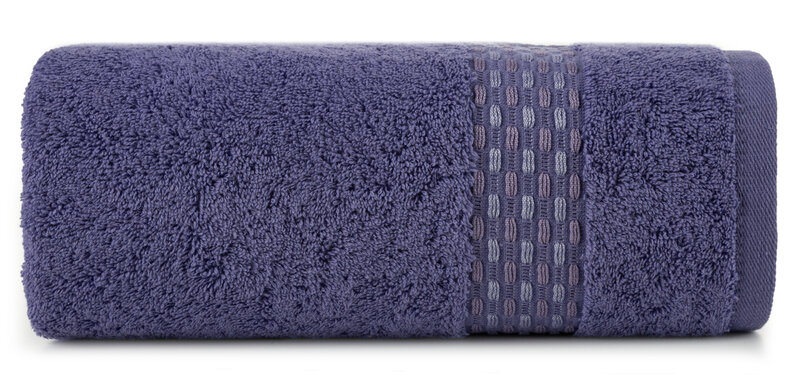 Ręcznik żakard RIVA fioletowy 70 x 140 cm – miękki i chłonny