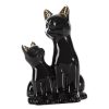 Figurka ceramiczna Mirona srebrna O 9 x 11 cm – lustrzane wykończenie