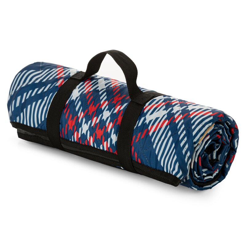 Koc piknikowy SI/HARMONY/K/02 granatowy 130x145 cm – idealny na piknik