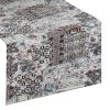 Bieżnik welwetowy Dorit biały 35 x 180 cm – doda szyku jadalni