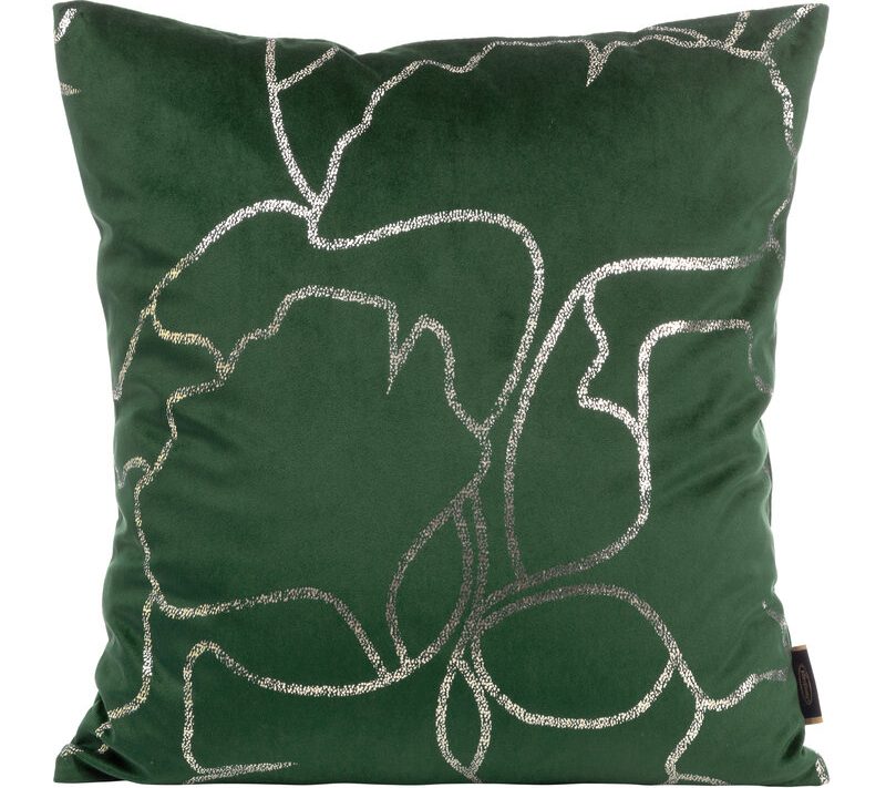 Poszewka Blink 35 ciemnozielona 45 x 45 cm – doda luksusu wnętrzu