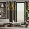 Zasłona gotowa Harmony brązowa 140 X 250 cm – zaciemnia i chroni prywatność