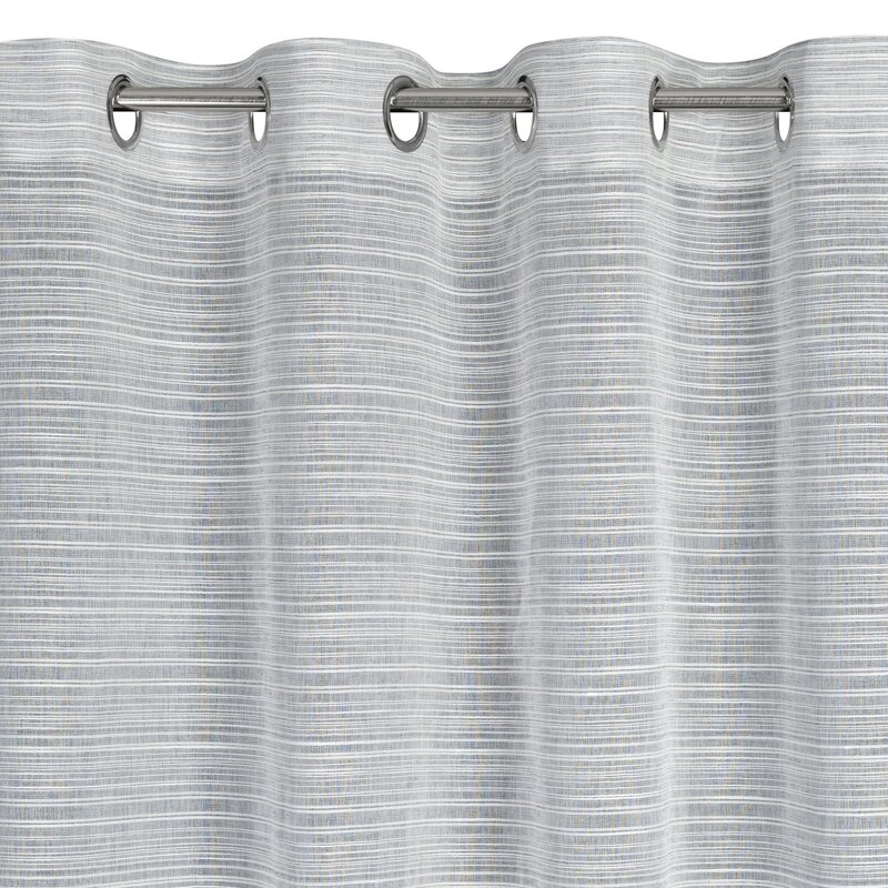 Firana gotowa Aria szara 140 x 250 cm – subtelna dekoracja okna