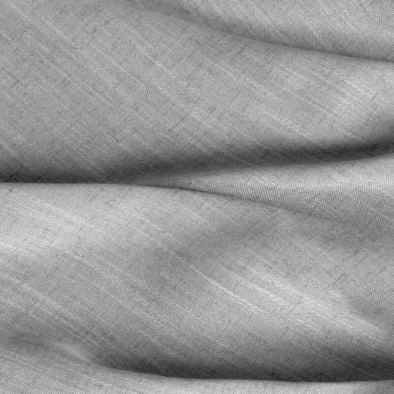 Zasłona gotowa srebrna 140 x 250 cm – zaciemniająca i stylowa