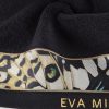 Ręcznik Eva Minge czarny 30 x 50 cm – stylowy dodatek do łazienki