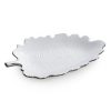 Patera ceramiczna Alma biała 30 X 14 X 4 cm – idealna na stół i komodę
