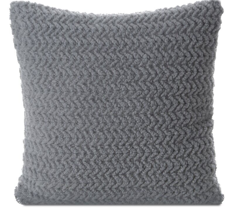 Poszewka Laris srebrna 45 x 45 cm – doda blasku wnętrzu