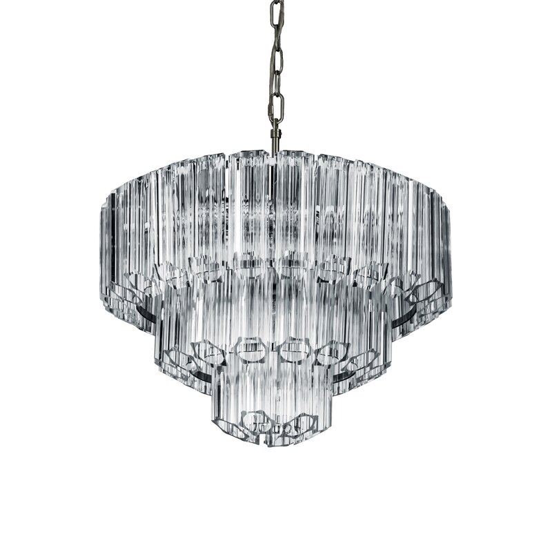 Lampa sufitowa DANA transparentna O 43 x 150 cm – wprowadza blask