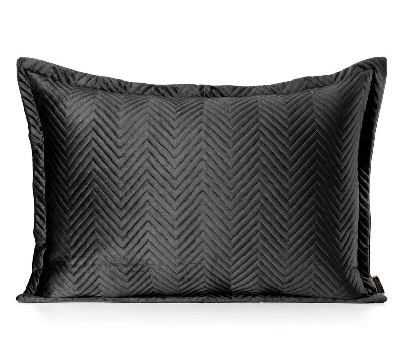 Poszewka velvet Sofia czarna 50 x 70 cm – dodaje przytulności