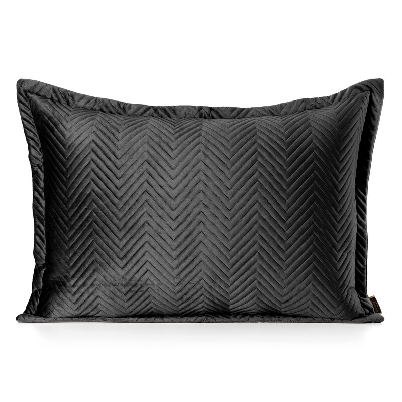 Poszewka velvet Sofia czarna 50 x 70 cm – dodaje przytulności