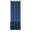 Zasłona gotowa Carli granatowa 140 x 250 cm – doda elegancji