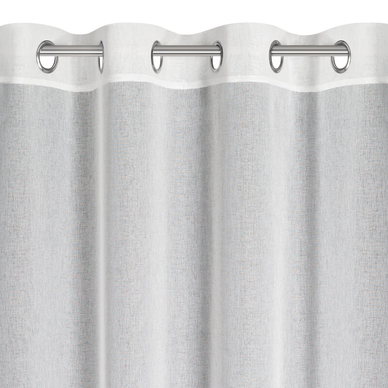 Zasłona gotowa Margaret2 biała 140 x 250 cm – rozświetla wnętrze