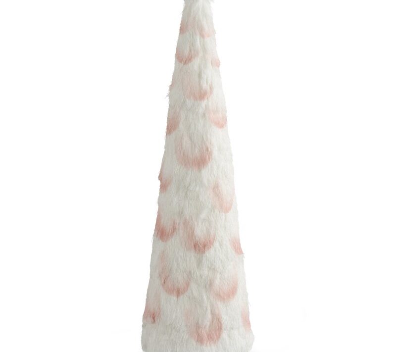 Ozdoba świąteczna biała O 14 x 50 cm – idealna dekoracja