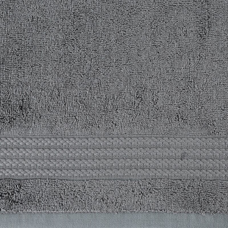 Ręcznik modal LARIS stalowy 50 x 90 cm – miękki i chłonny