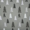 Pościel flanelowa Lenon stalowa 160x200 cm – 100% bawełna