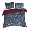 Pościel świąteczna Kristy granatowa 140 x 200 cm – 100% bawełny