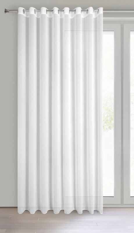 Firana gotowa Tirsa biała 300 x 250 cm – rozświetla wnętrze
