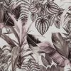 Komplet pościeli bawełnianej Davos fioletowy 160 X 200 CM – z botanicznym wzorem