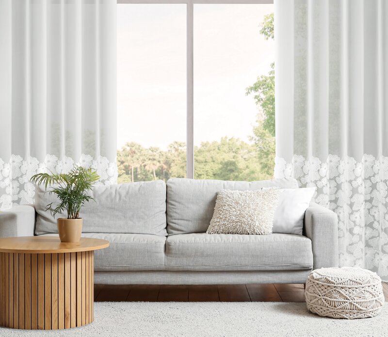 Zasłona gotowa Jasmin biała 140 x 250 cm – delikatnie rozprasza światło