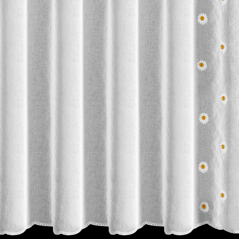 Firana gotowa Bellis biała 140 x 180 cm – rozprasza światło