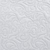 Narzuta len srebrna 200 x 220 cm – dodaje przytulności