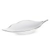 Patera ceramiczna Abbi biała 18 X 40 X 7 cm – nowoczesna ozdoba stołu