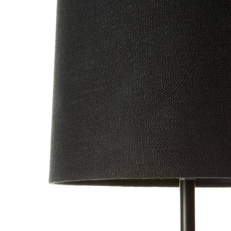 LAMPA AGATA (01) O 26 X 50 CM CZARNY