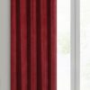 Zasłona gotowa Villa ciemnobordowa 140 X 250 CM – welwetowy blask