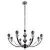 Lampa wisząca Melba srebrna fi 71 X 120 cm – efektowne oświetlenie