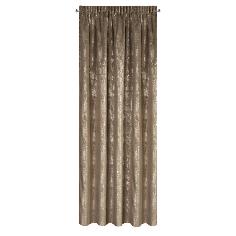 Zasłona gotowa Ingrid brązowa 140 x 270 cm – zaciemniająca i stylowa