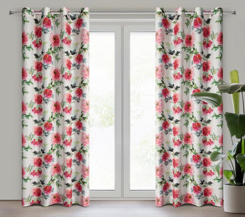 Zasłona gotowa Petra biała 140 x 250 cm – rozświetla wnętrze