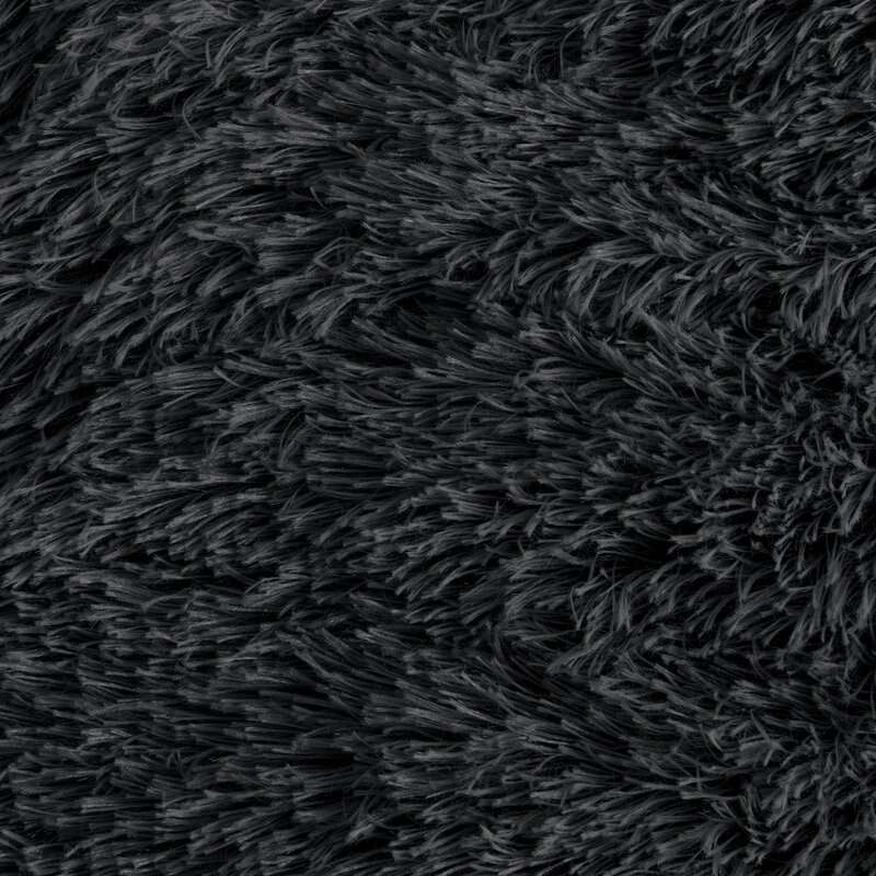 Pościel Włochacz D91 czarna 220 x 200 cm – ciepła na zimę