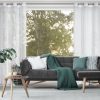 Firana gotowa deszczyk biała 140 x 250 cm – rozprasza światło