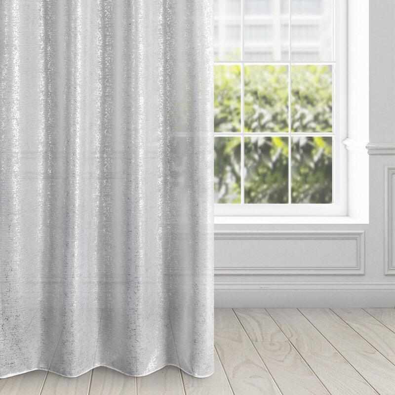 ZASŁONA GOTOWA D91 MILY 140 X 250 CM BIAŁY